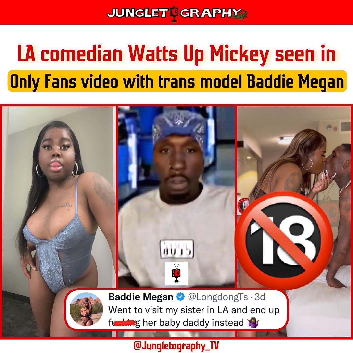 Watts Up Mickey Nude With Baddie Megan Leaked!