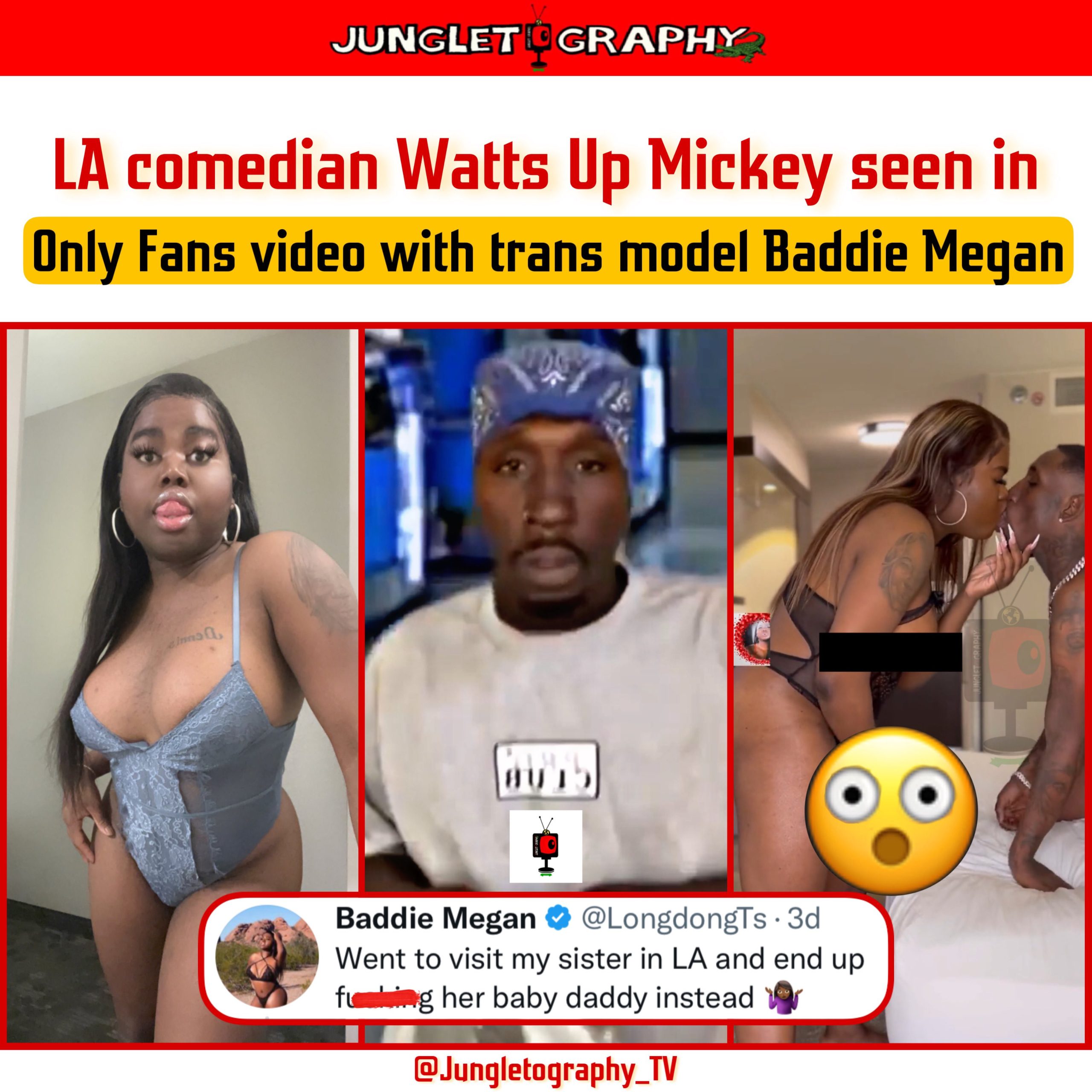 Watts Up Mickey Nude Sex Tape With Baddie Megan Leaked17